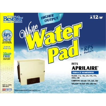 BestAir A12W Higher Output Furnace Humidifier Water Pad - Aprilaire